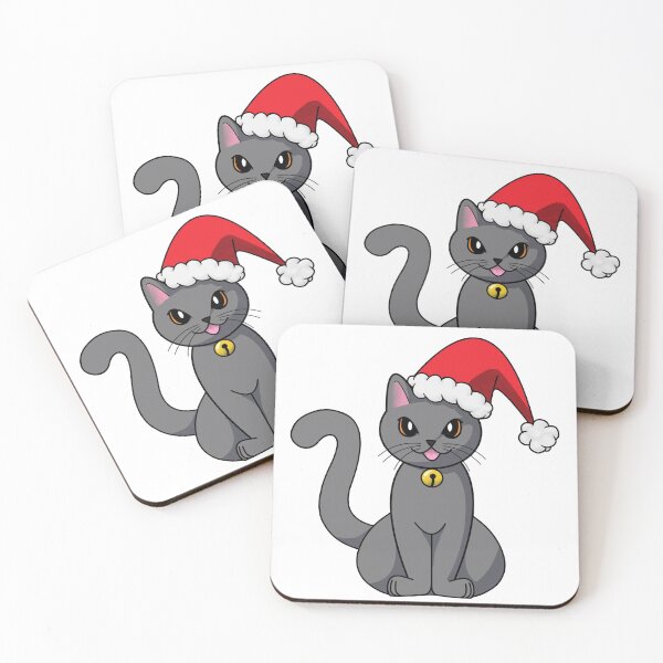 Item preview, Santa Cat - Grey designed and sold by OtterlyAwkward.