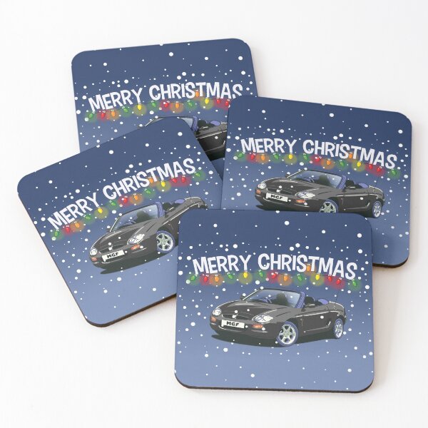 Item preview, Black MGF Car Christmas Card designed and sold by Webazoot Industries - Car Art.