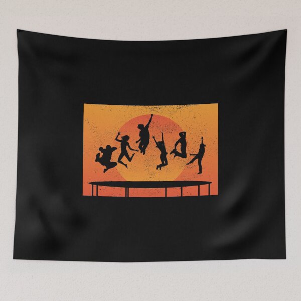 Item preview, Trampoline Park Jumping Indoor Playground Vintage Retro designed and sold by CuteDesigns1.