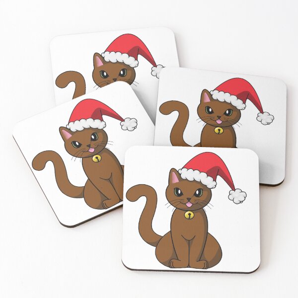 Item preview, Santa Cat - Brown designed and sold by OtterlyAwkward.