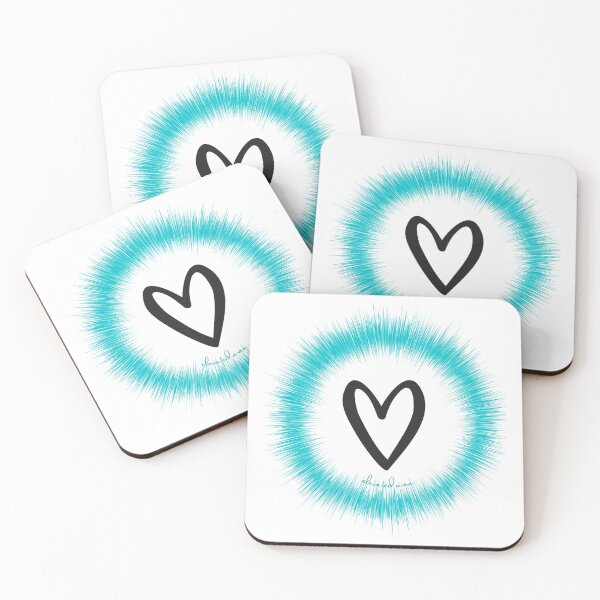 Item preview, elevated aura love frequency graphic print aqua designed and sold by elevated-aura.