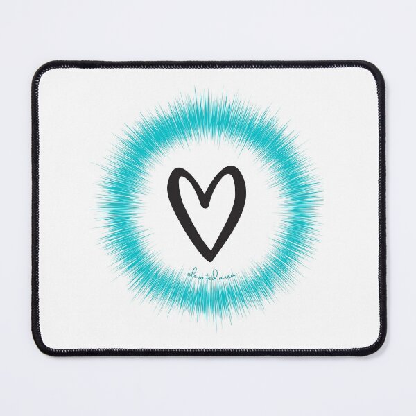 Item preview, elevated aura love frequency graphic print aqua designed and sold by elevated-aura.