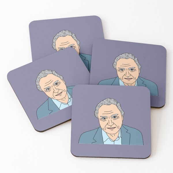 Item preview, David Attenborough-blue designed and sold by CodySCH.