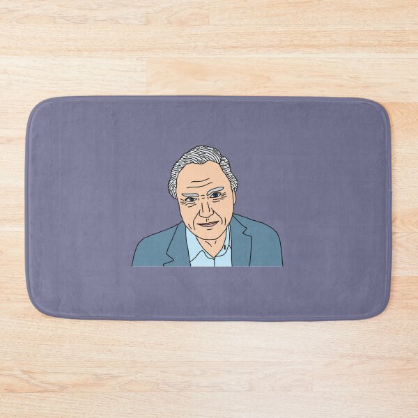 Item preview, David Attenborough-blue designed and sold by CodySCH.