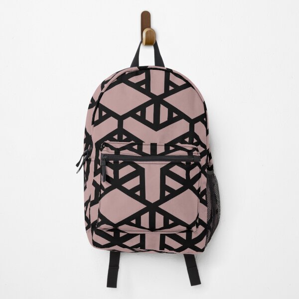 Artikelvorschau, Pink and Black Geometric Shape Tile Pattern 2 Pairs Dulux 2022 Popular Colour Pressed Petal - Color Trends entworfen und verkauft von ColorOfTheYears.