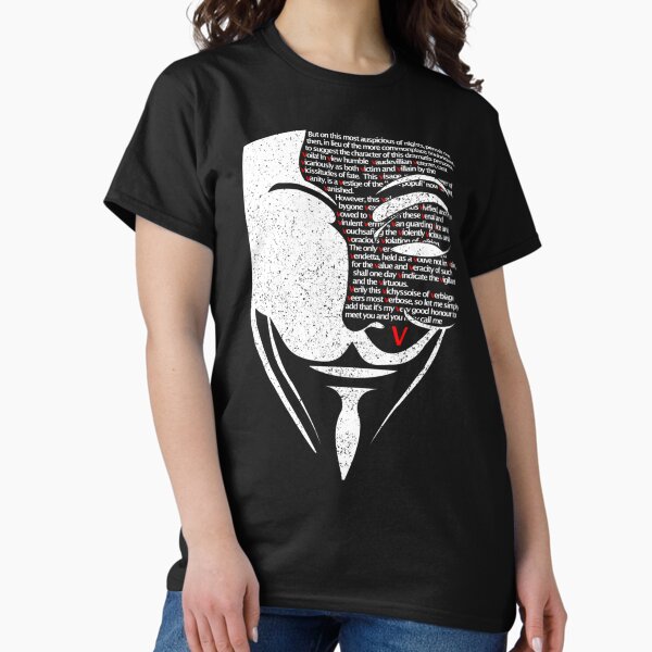 V For Vendetta T-Shirts for Sale | Redbubble