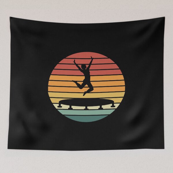 Item preview, Trampoline Park Jumping Indoor Playground Vintage Retro designed and sold by CuteDesigns1.