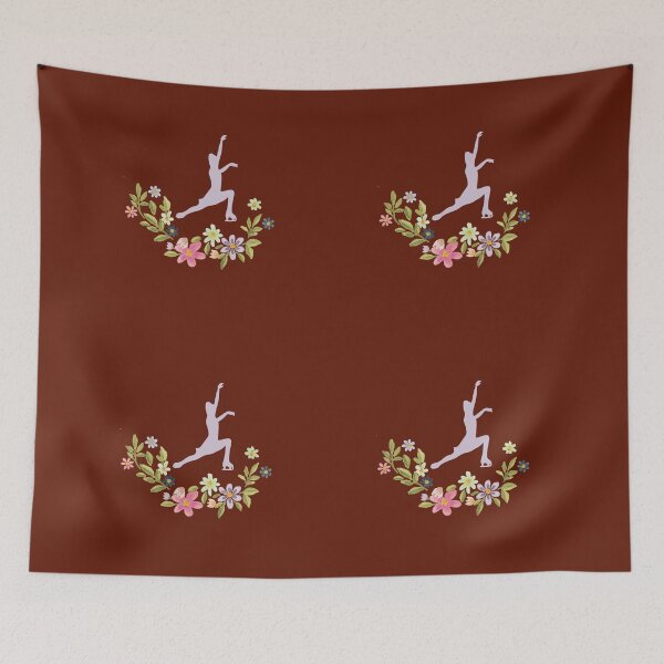 Item preview, Floral Figure Skater- Red Edition designed and sold by Megan-Alice.