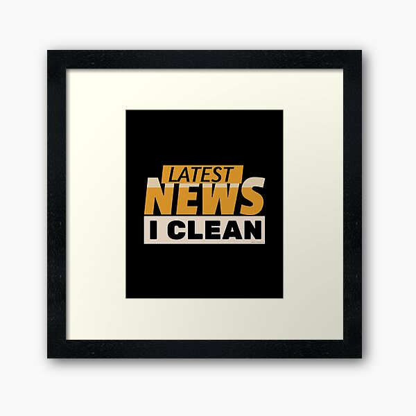 Item preview, Latest News Cleaning Lady Housekeepers Maid Services Gift designed and sold by SavvyCleaner.