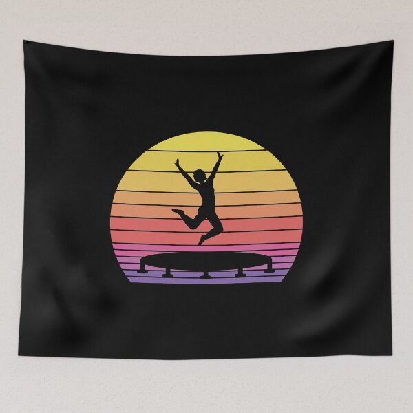 Item preview, Trampoline Park Jumping Indoor Playground Vintage Retro designed and sold by CuteDesigns1.