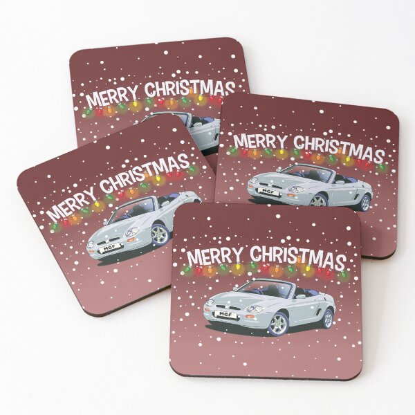 Item preview, Wedgewood Blue MGF Car Christmas Card designed and sold by Webazoot Industries - Car Art.