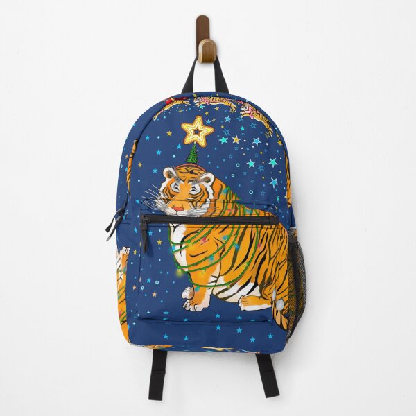 Item preview, Tiger's Christmas tree and Santa/ Year of the Tiger /New Year 2022/ Tiger 2022 designed and sold by saf-saf.