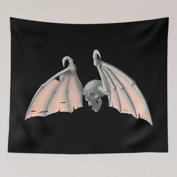 Item preview, A gruesome flying skull designed and sold by LEAVAEL.