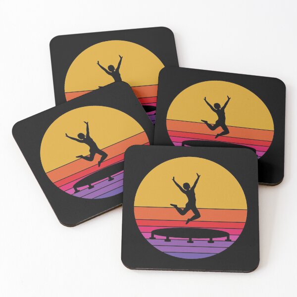 Item preview, Trampoline Park Jumping Indoor Playground Vintage Retro designed and sold by CuteDesigns1.