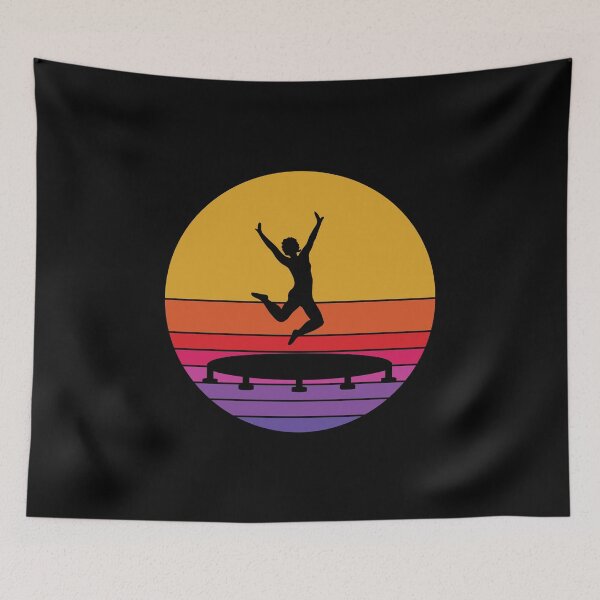 Item preview, Trampoline Park Jumping Indoor Playground Vintage Retro designed and sold by CuteDesigns1.