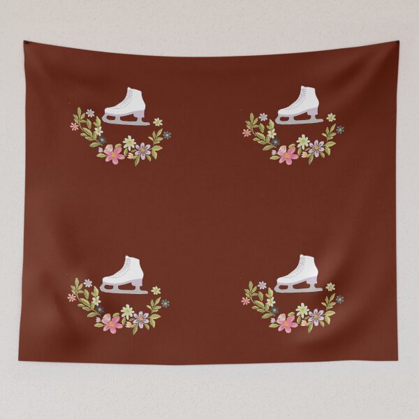 Item preview, Floral Ice Skate- Red Edition designed and sold by Megan-Alice.