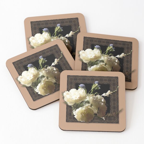 Item preview, Trompe L'oeil Bouquet on Taupe 5748 designed and sold by Art in My Loft.