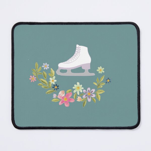 Item preview, Floral Ice Skate- Light Teal Edition designed and sold by Megan-Alice.