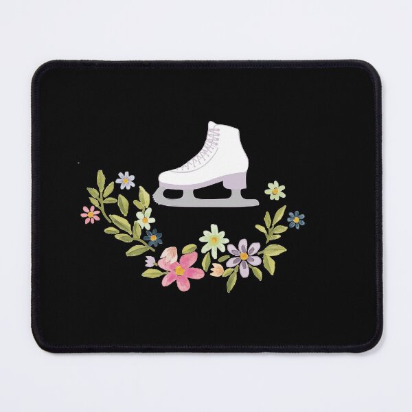 Item preview, Floral Ice Skate- Black Edition designed and sold by Megan-Alice.