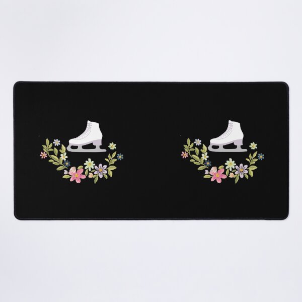 Item preview, Floral Ice Skate- Black Edition designed and sold by Megan-Alice.