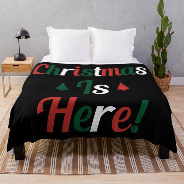 Item preview, Christmas is Here with Red and Green Christmas Trees! designed and sold by trueIDdesigns.