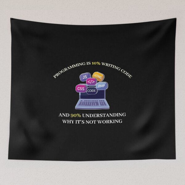 Item preview, Funny Quotes Computer Programming Coding Sayings designed and sold by magicos1.