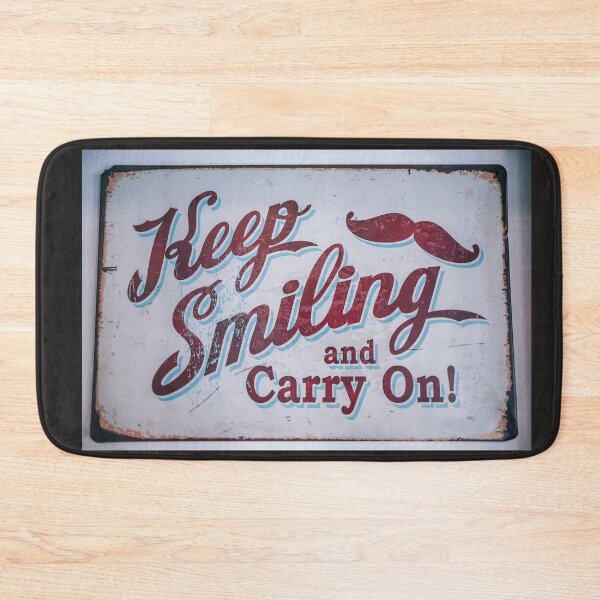 Item preview, Keep Smiling and Carry On designed and sold by BitsndPieces.