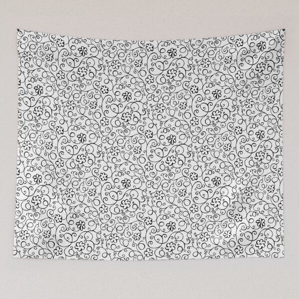 Item preview, seamless pattern flowers swirls spirals designed and sold by Tanya-GR.