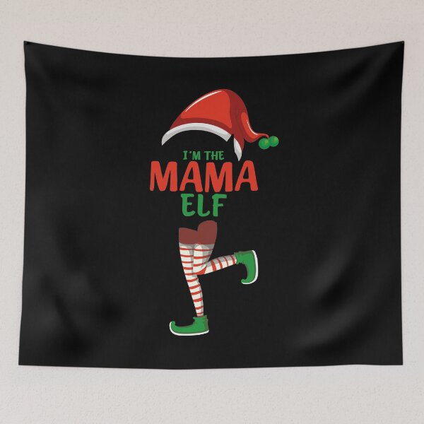 Item preview, Mama Elf Matching Family Group Christmas Party Pajama designed and sold by Tatus Brinal.