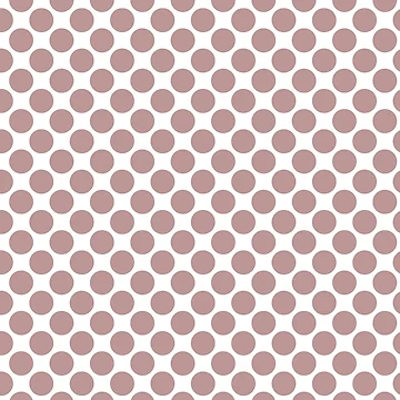 Imagen de la obra Pink and White Uniform Large Polka Dot Pattern Pairs Dulux 2022 Popular Colour Pressed Petal - Color Trends de ColorOfTheYears