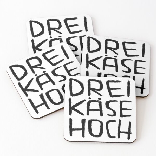 Item preview, Drei Käse Hoch, Dreikäsehoch, German Idiom for Kids designed and sold by badlydrawnbabe.