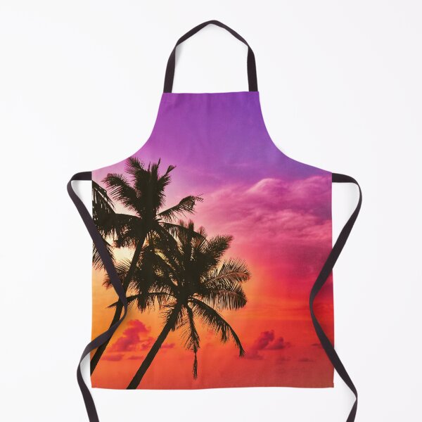 Item preview, Tropical Sunset Palm Trees Purple and Orange designed and sold by SYNTASTIC.