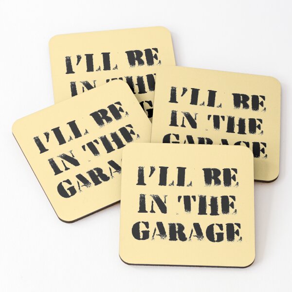 Item preview, I'll Be In The Garage - funny mechanics designed and sold by SweetLog.