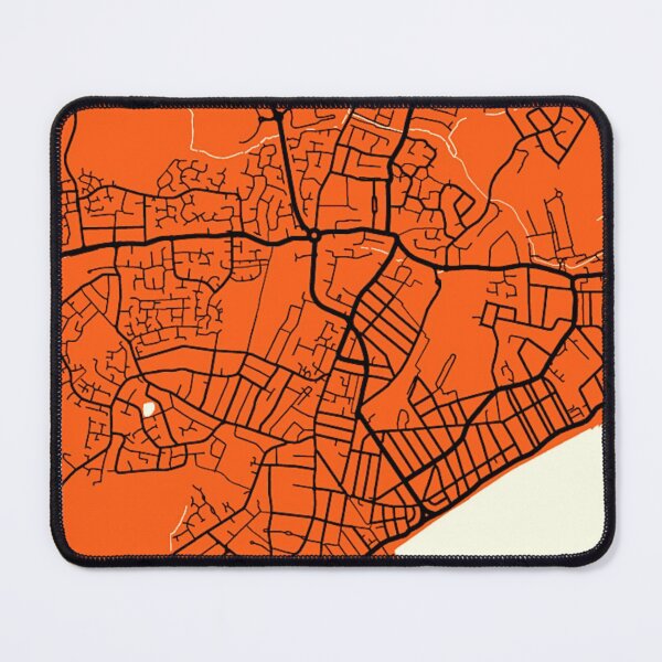 Item preview, Clacton-on-Sea City Map, UK City designed and sold by Ermland-LabeL.