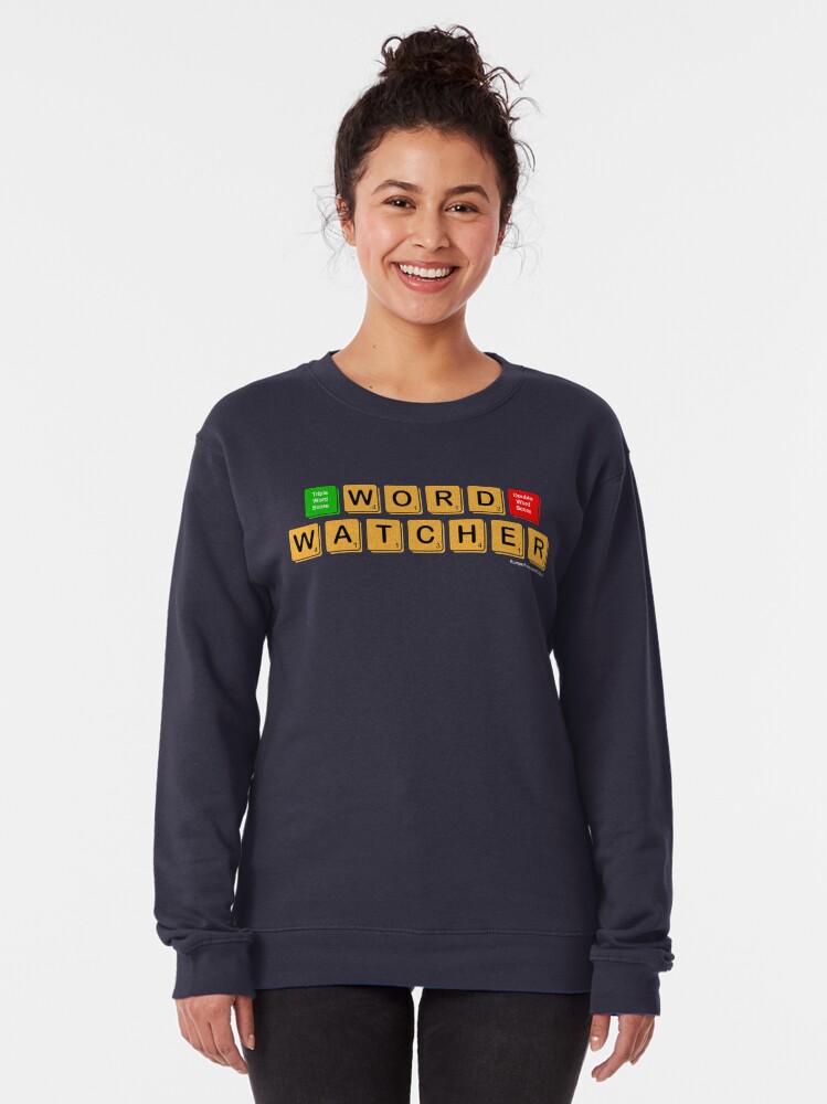 Alternate view of Word Watcher Pullover Sweatshirt