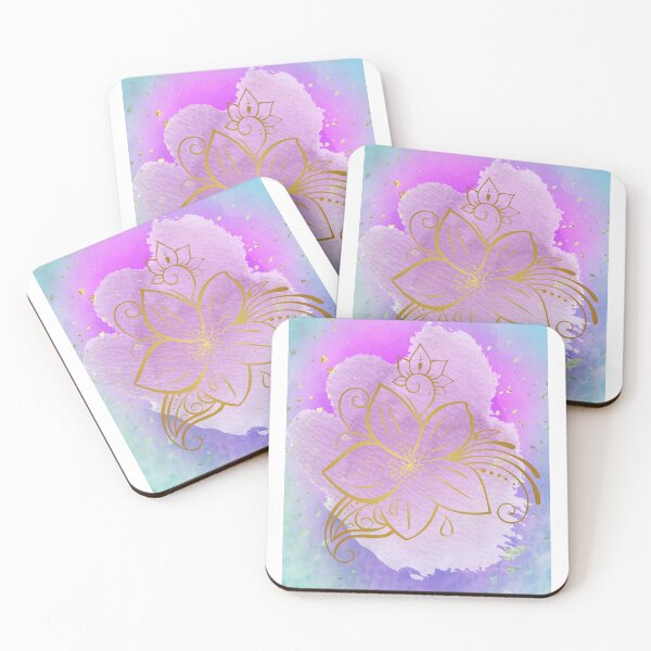 Item preview, Violet Lotus Graphic Print designed and sold by elevated-aura.