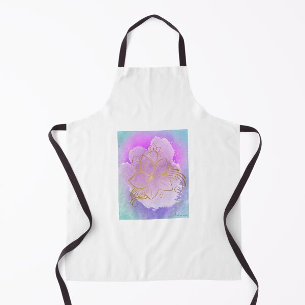 Item preview, Violet Lotus Graphic Print designed and sold by elevated-aura.
