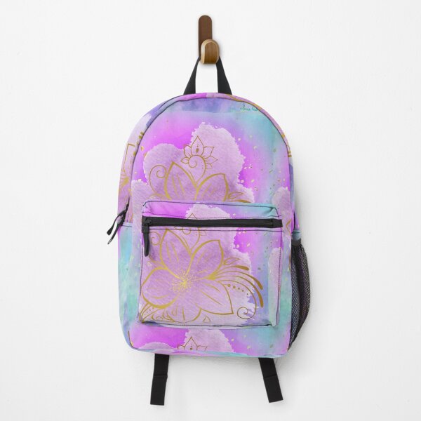 Item preview, Violet Lotus Graphic Print designed and sold by elevated-aura.