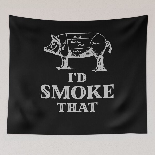 Artikelvorschau, Grill BBQ Schweinefleisch Schwein Koch Grill Lustiger Niedlicher Vintager Rauch entworfen und verkauft von SocialLook.