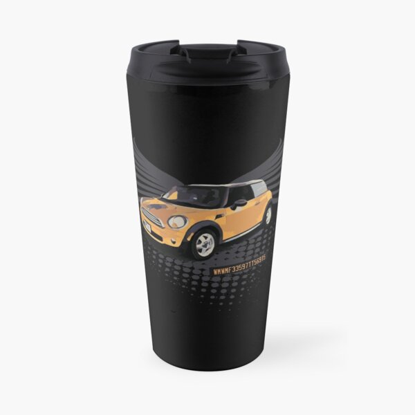 RIP MINI Cooper Illustration Travel Mug