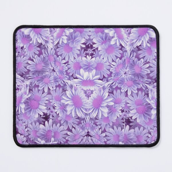 Item preview, flower kaleidoscope (044) - lavender purple daisies designed and sold by expl-rations.