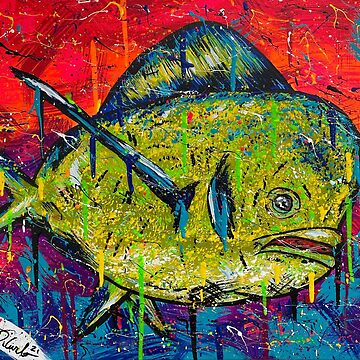 Artwork thumbnail, Mahi-Mahi by JPDiCarloArt