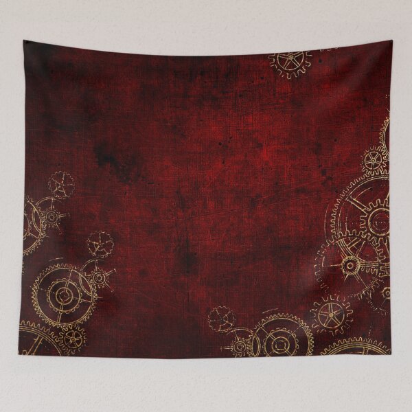 Item preview, Steampunk Cog Pattern Grungy  designed and sold by DoggoTankDesign.