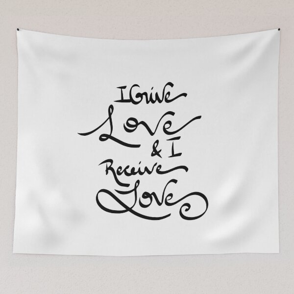 Item preview, I Give Love and I Receive Love designed and sold by kellycoklan.