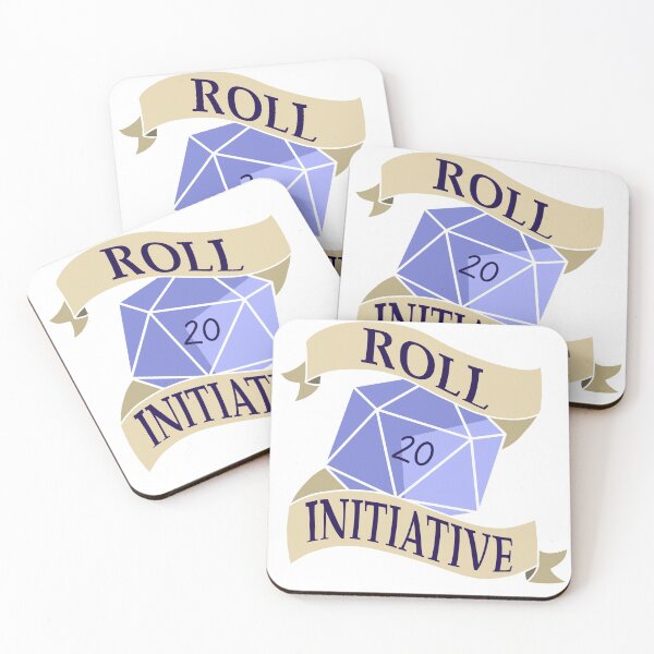Item preview, Roll Initiative  designed and sold by thetiredmermaid.