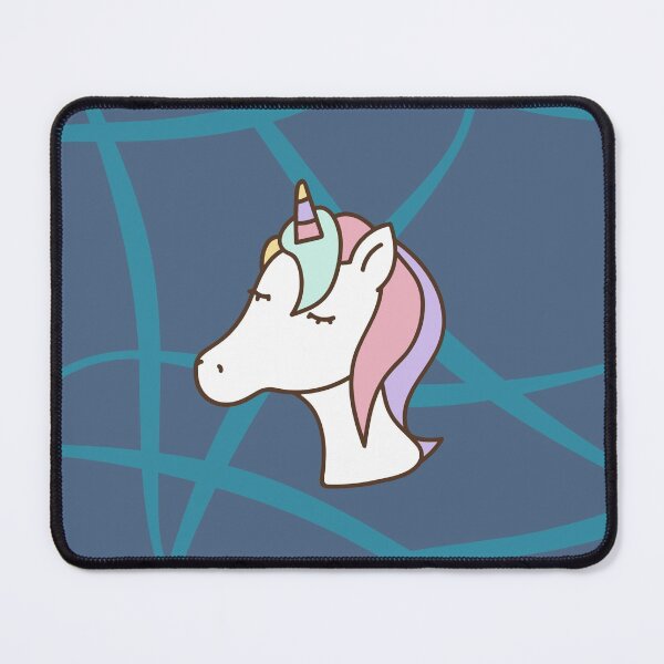 Item preview, Cute Unicorn- Blue Edition designed and sold by Megan-Alice.