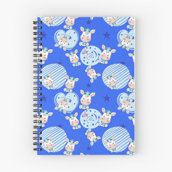 Item preview, Qute unicorn with stars and hearts pattern  designed and sold by urban-color.