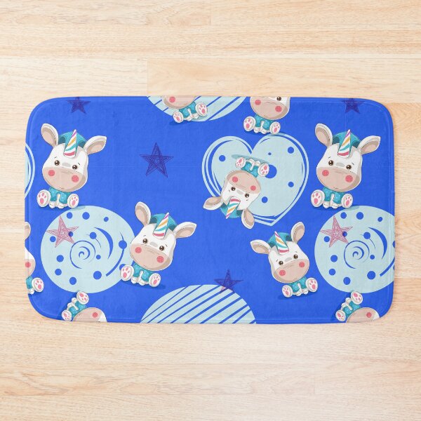 Item preview, Qute unicorn with stars and hearts pattern  designed and sold by urban-color.