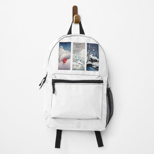 Item preview, Hiroaki Takahashi winter art Triptych designed and sold by theartsycamper.