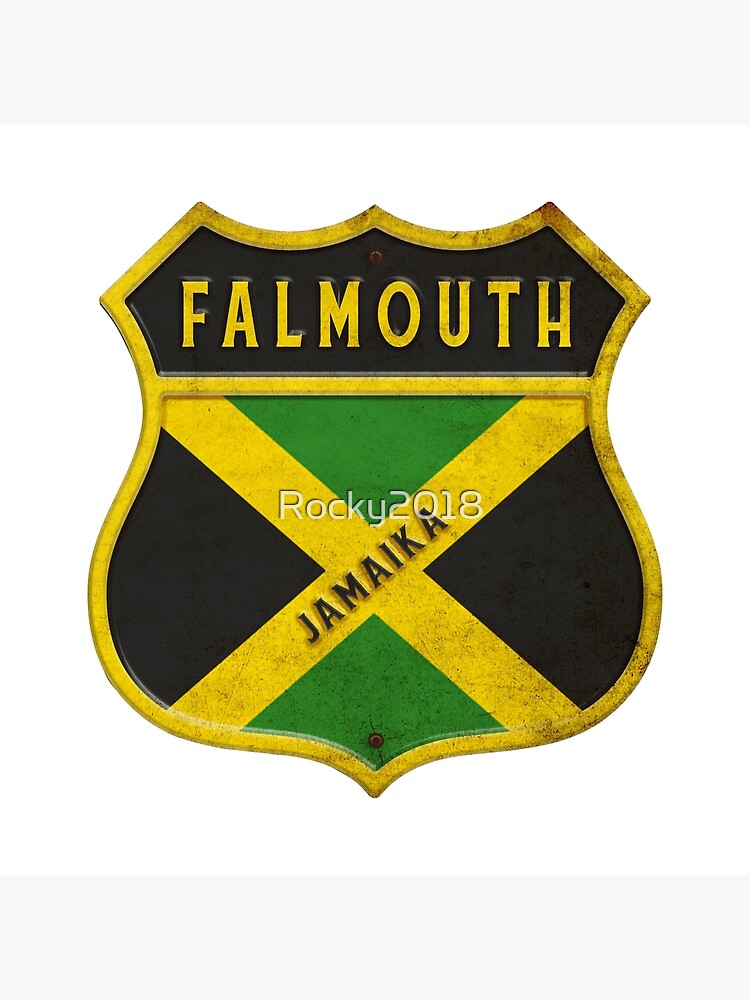 "Falmouth Jamaica Crest Flag Design" Poster for Sale by Rocky2018